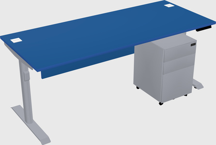 Dual motor electric desk