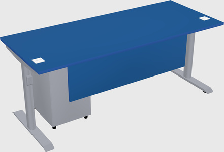 Dual motor electric desk