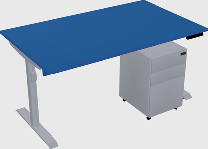 Dual motor electric desk