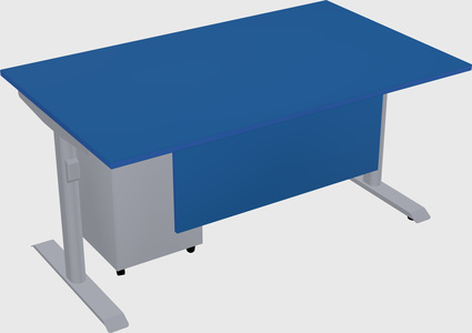 Dual motor electric desk