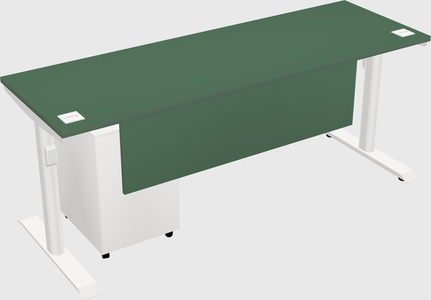 Dual motor electric desk