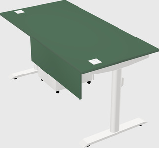 Dual motor electric desk
