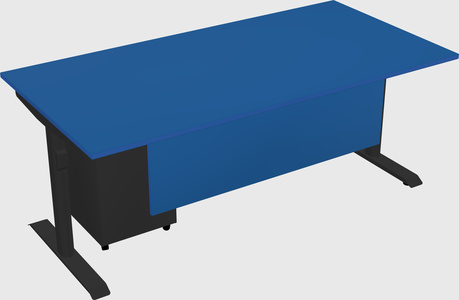 Dual motor electric desk