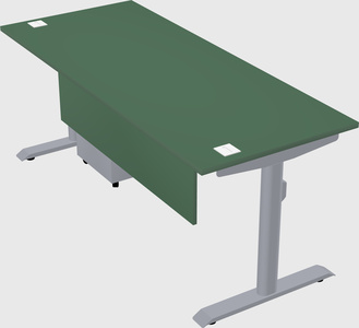 Dual motor electric desk