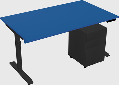 Dual motor electric desk