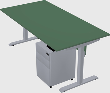 Dual motor electric desk