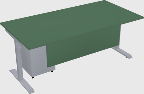 Dual motor electric desk