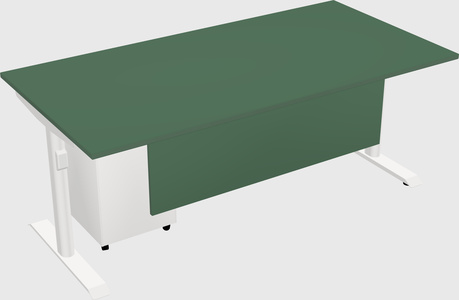 Dual motor electric desk