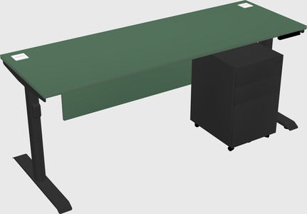 Dual motor electric desk