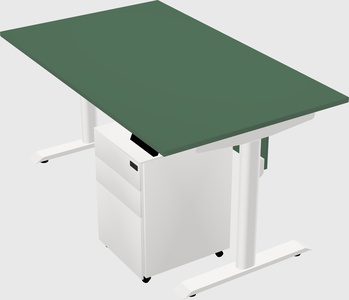 Dual motor electric desk