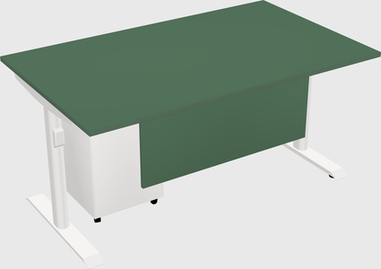 Dual motor electric desk