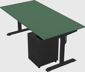 Dual motor electric desk