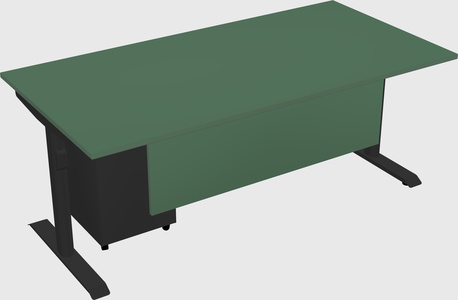 Dual motor electric desk