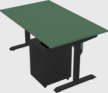 Dual motor electric desk