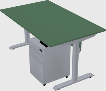 Dual motor electric desk