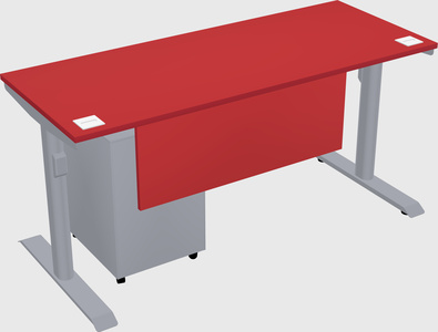 Dual motor electric desk
