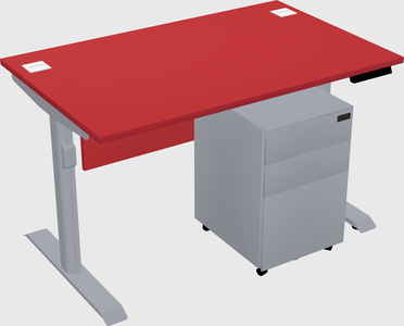 Dual motor electric desk