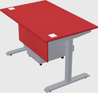Dual motor electric desk