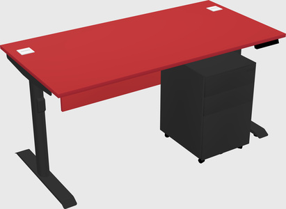 Dual motor electric desk