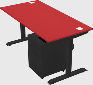 Dual motor electric desk