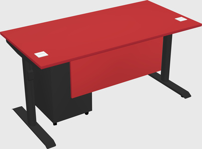 Dual motor electric desk