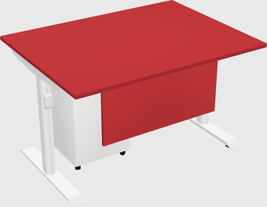 Dual motor electric desk