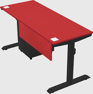 Dual motor electric desk