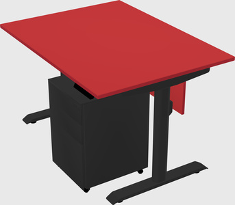 Dual motor electric desk