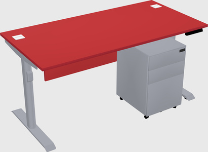 Dual motor electric desk