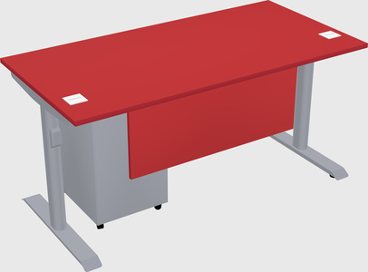 Dual motor electric desk