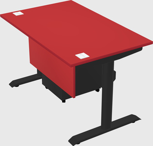 Dual motor electric desk