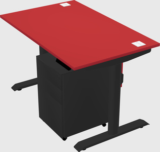 Dual motor electric desk