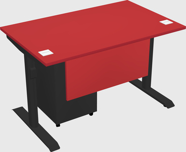 Dual motor electric desk