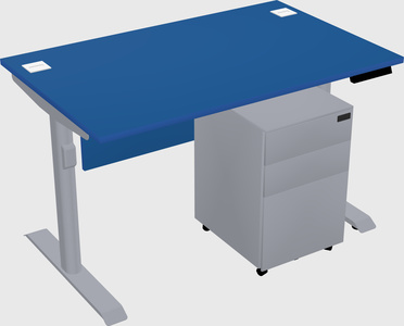 Dual motor electric desk