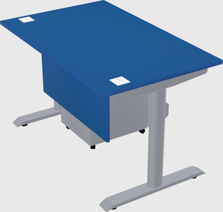 Dual motor electric desk