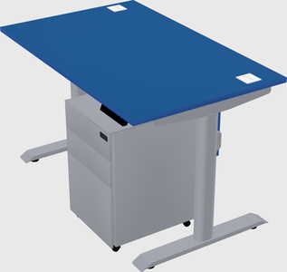 Dual motor electric desk