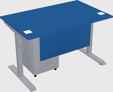 Dual motor electric desk