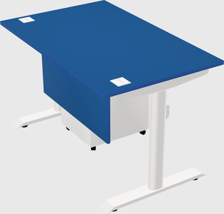 Dual motor electric desk