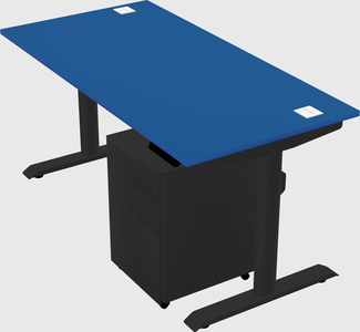 Dual motor electric desk