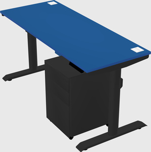 Dual motor electric desk
