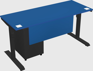 Dual motor electric desk