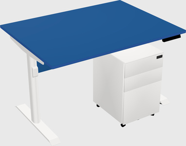 Dual motor electric desk