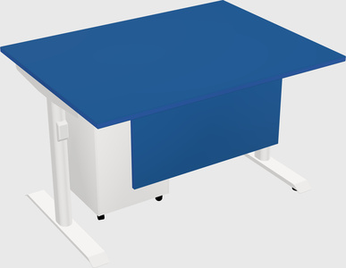 Dual motor electric desk