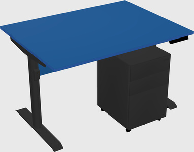 Dual motor electric desk