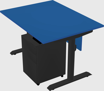 Dual motor electric desk