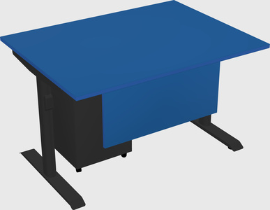 Dual motor electric desk