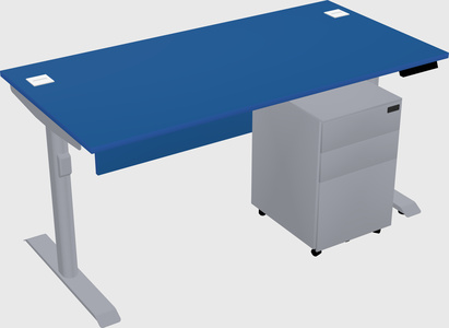 Dual motor electric desk