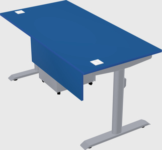Dual motor electric desk