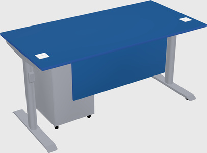 Dual motor electric desk