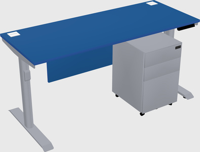 Dual motor electric desk